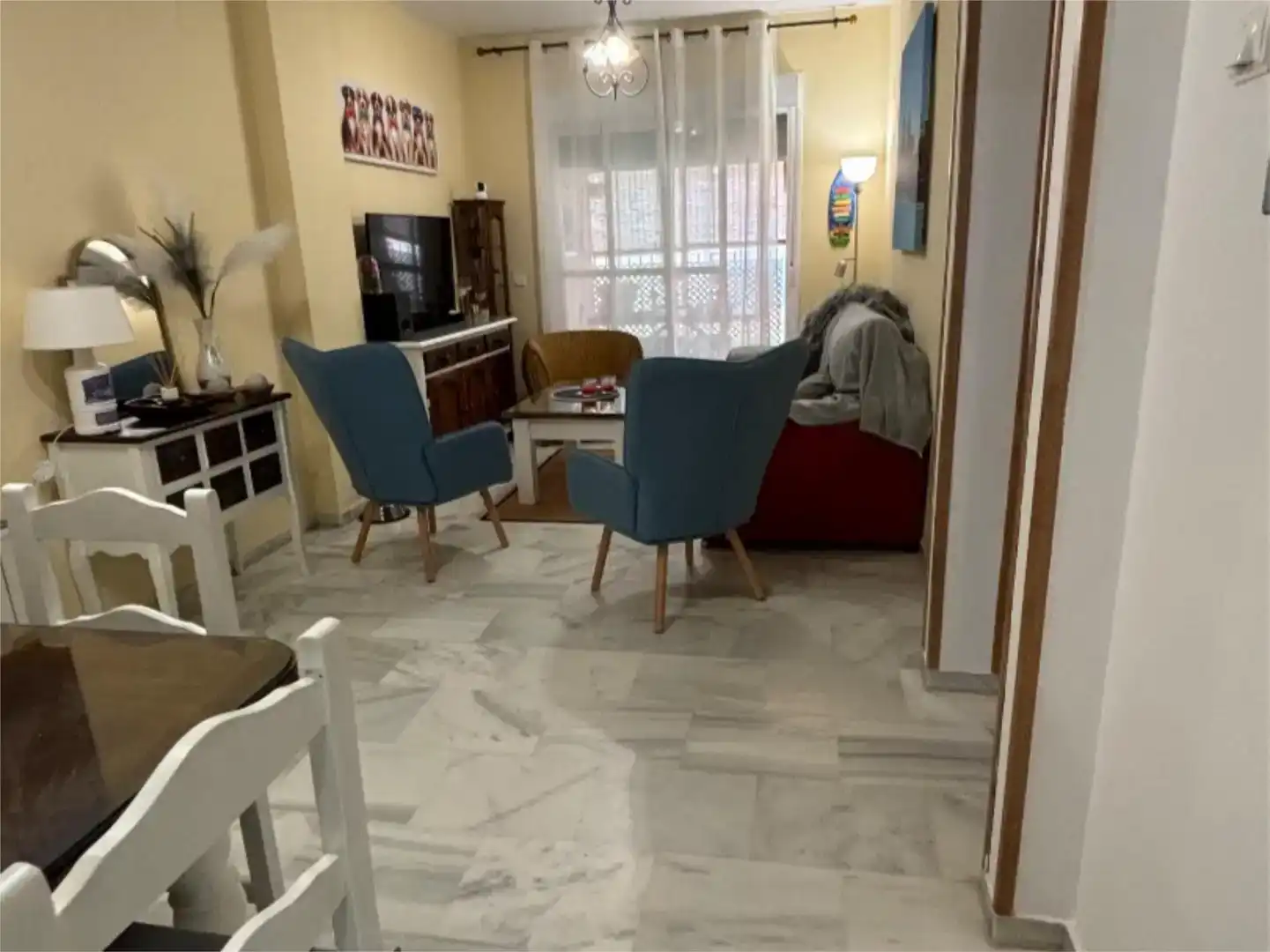 Living room of Flat for rent in Rota  with Air Conditioner, Storage room and Swimming Pool