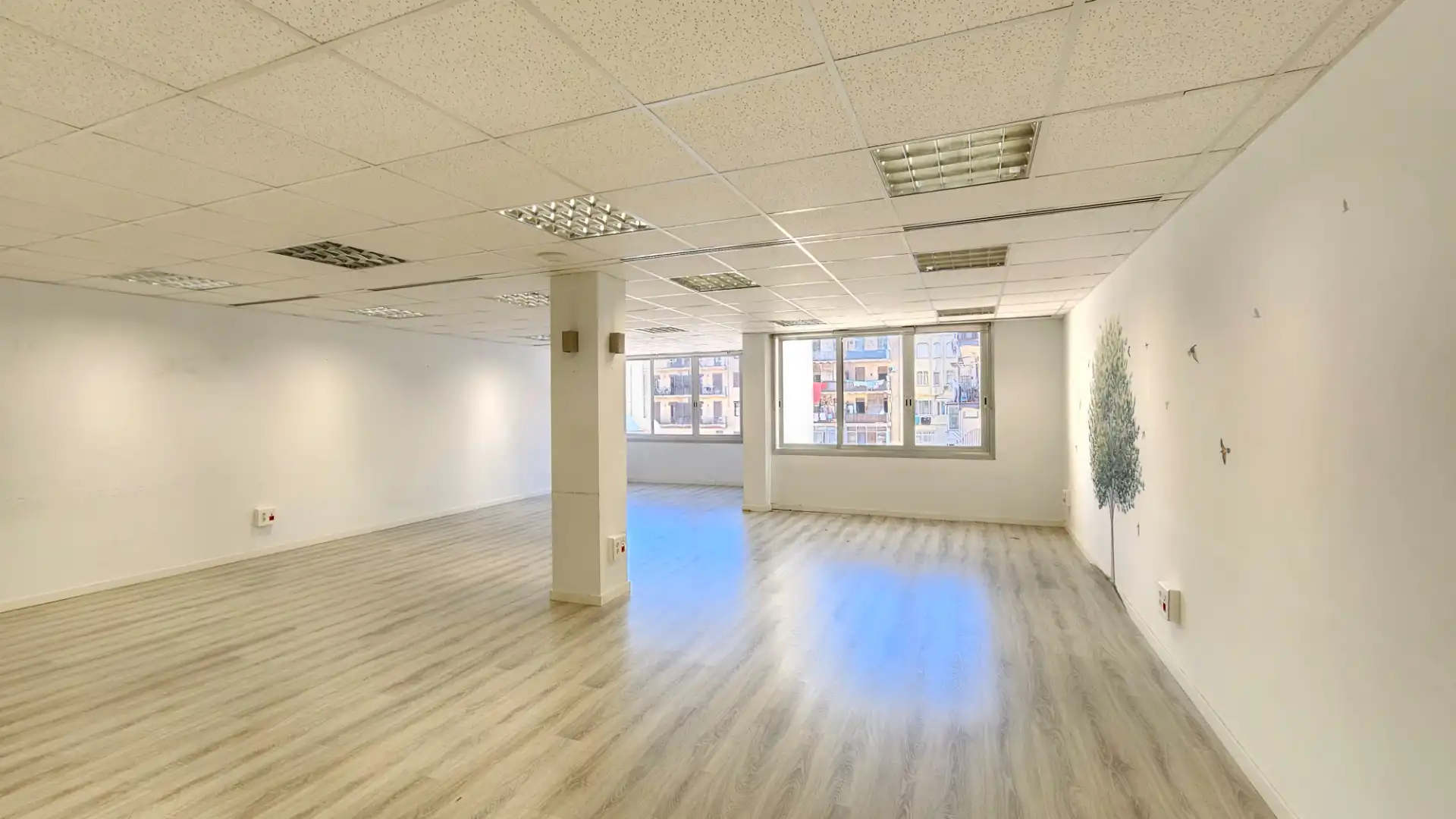 Büro zur Miete in Barcelona mit Klimaanlage, Heizung und Internet