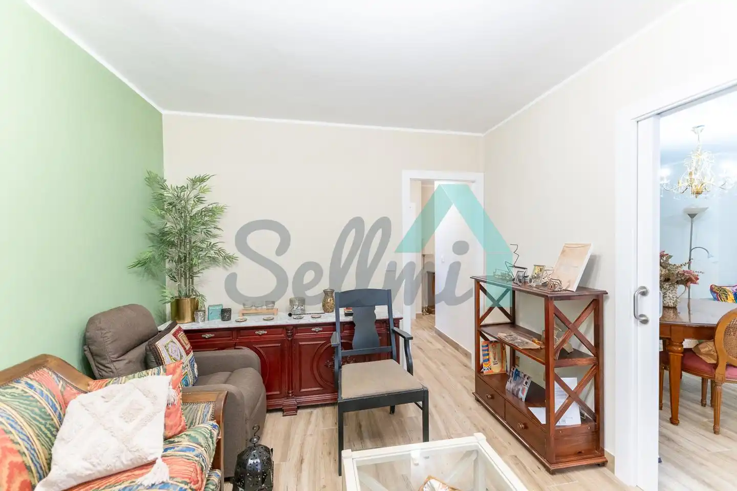 Living room of Flat for rent in Gijón   with Furnished