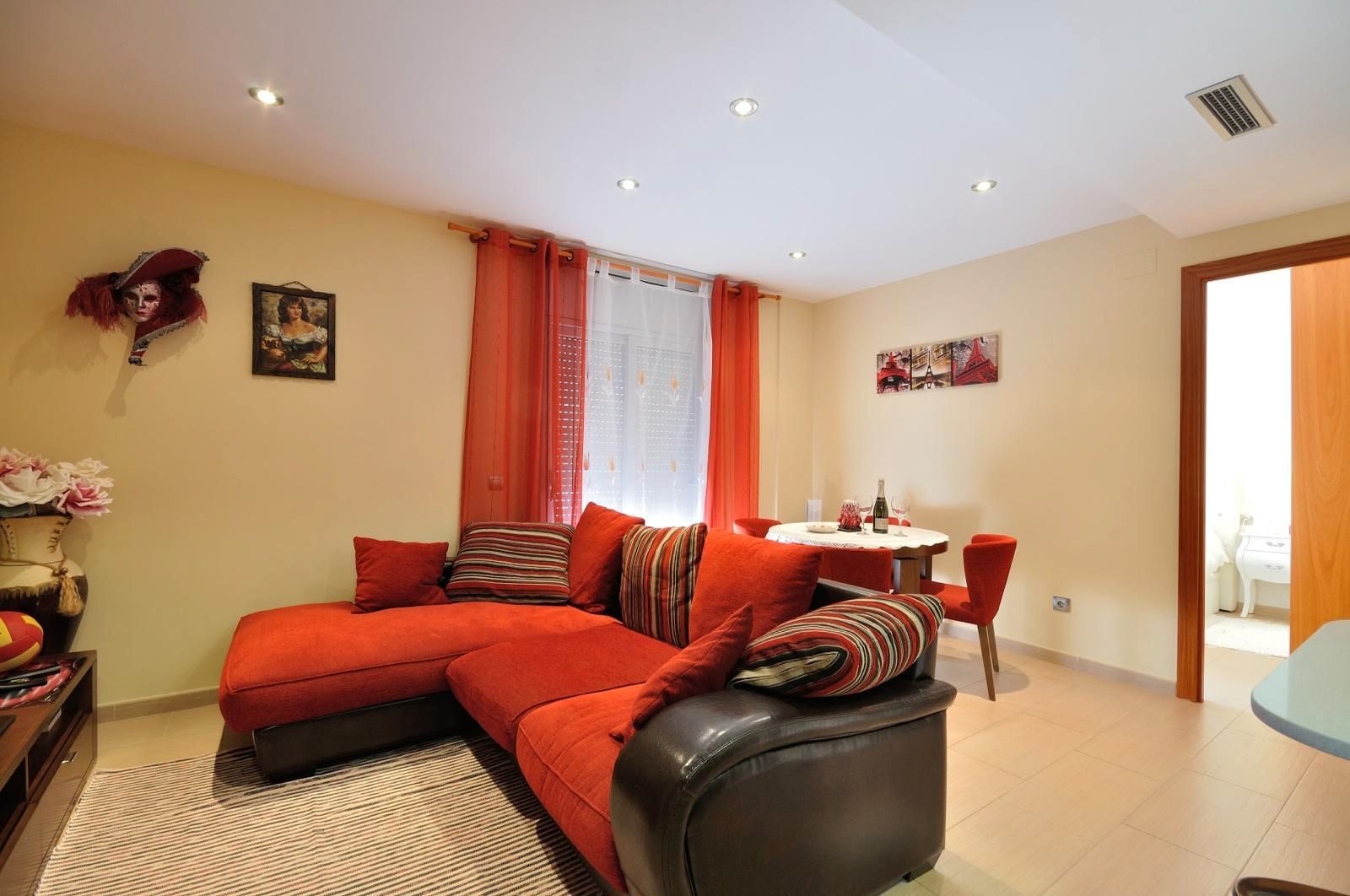Living room of Flat for sale in Lloret de Mar  with Oven and Washing machine