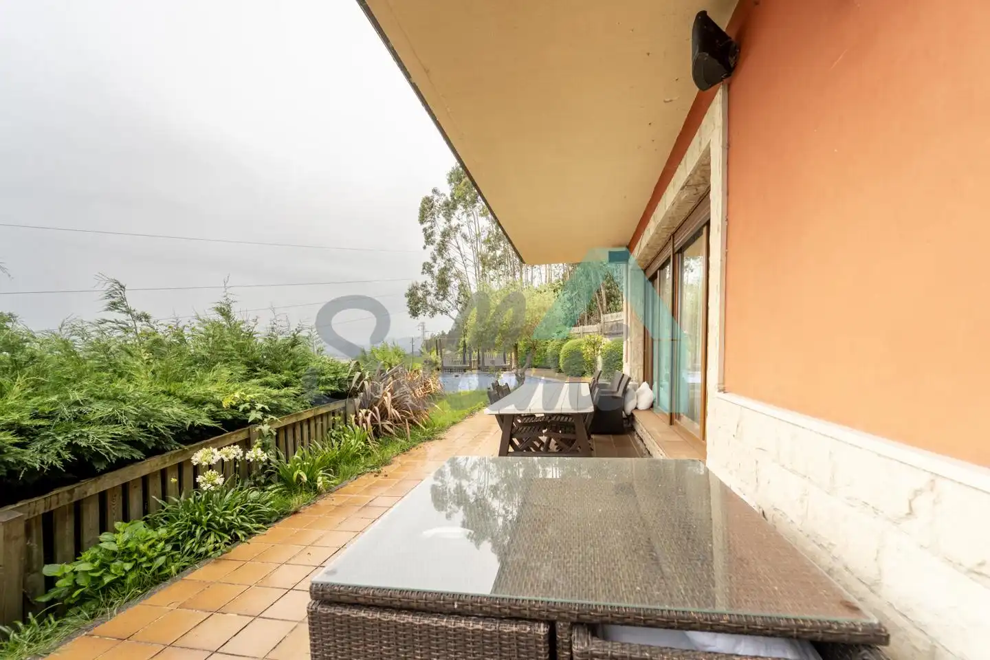 Terraza de Casa o chalet en venta en Oviedo  con Calefacción, Jardín privado y Parquet