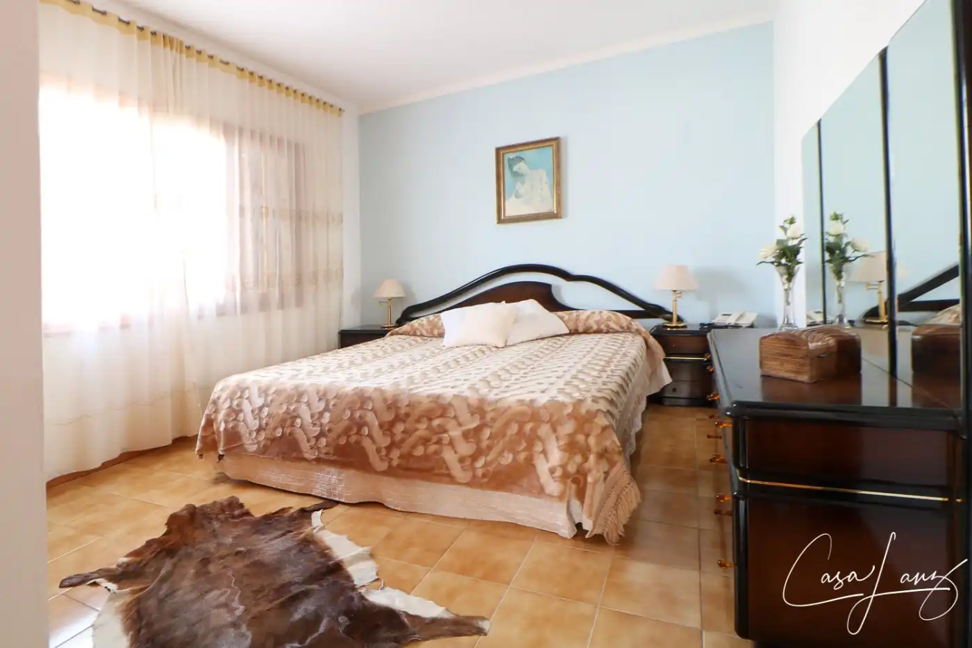 Dormitori de Casa o xalet en venda en San Bartolomé amb Aire condicionat, Jardí privat i Terrassa