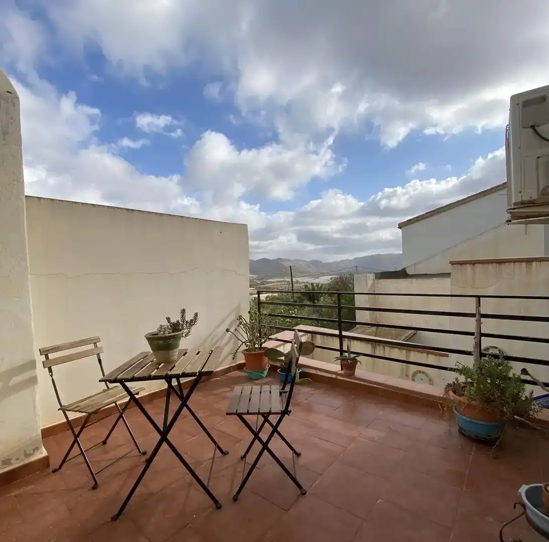 Terraza de Dúplex en venta en Lucainena de las Torres con Aire acondicionado, Parquet y Amueblado