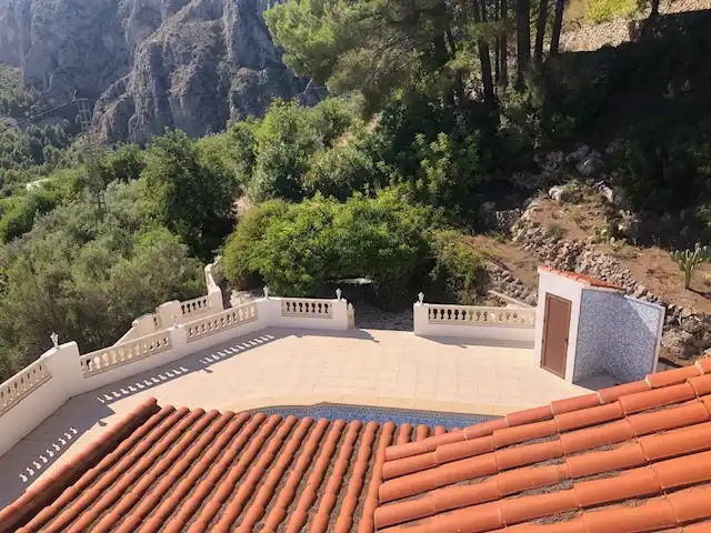 Terrassa de Casa o xalet en venda en Tàrbena amb Aire condicionat, Calefacció i Jardí privat