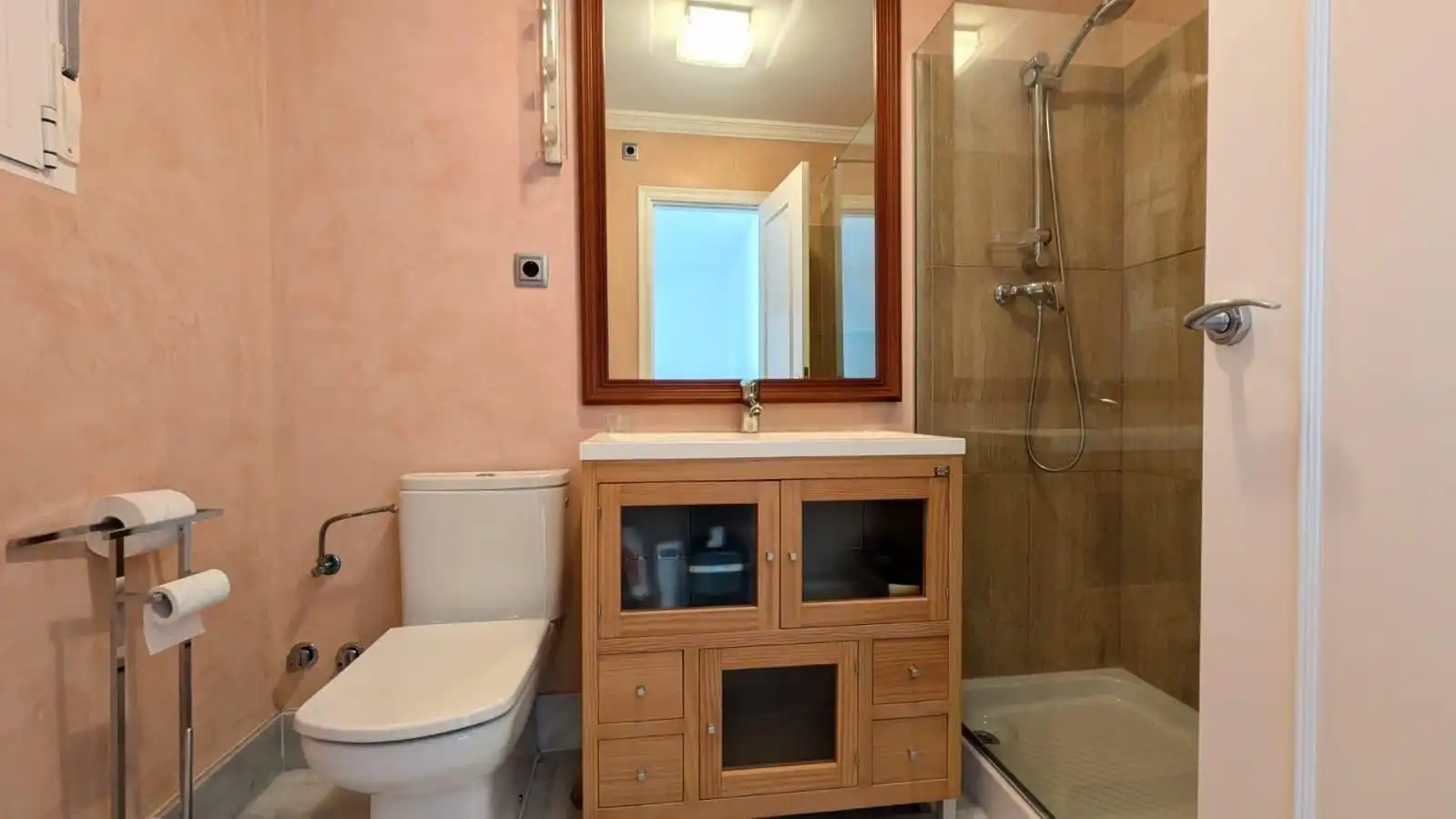 Baño de Casa adosada en venta en Mijas con Aire acondicionado, Terraza y Balcón