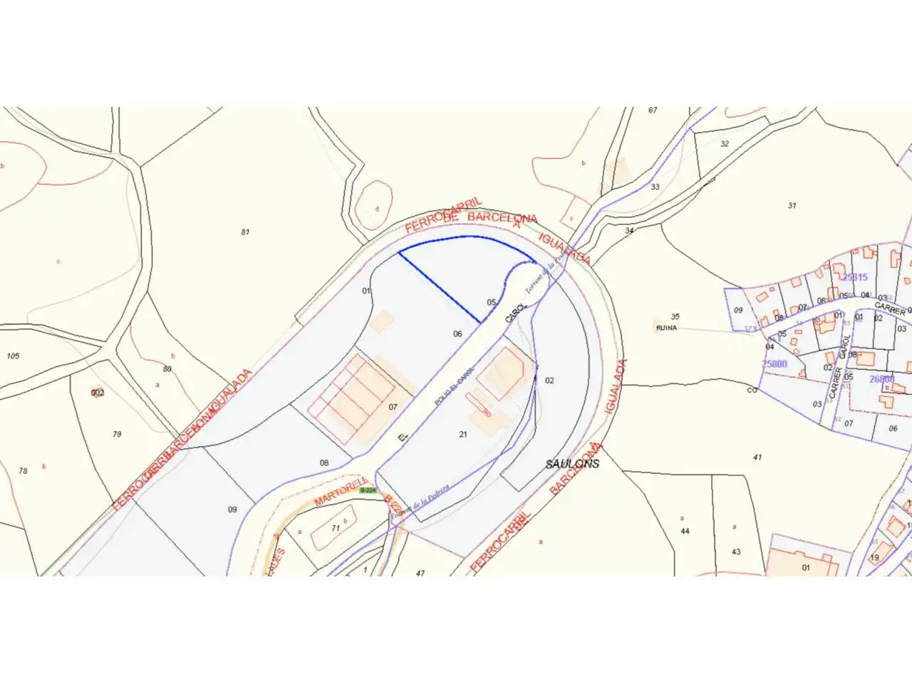 Terreny industrial en venda en Vallbona d'Anoia
