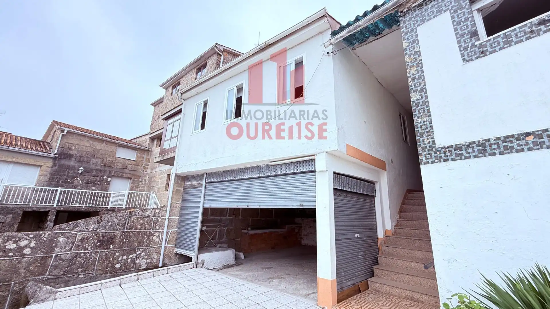 Exterior view of Houses for sale in Nogueira de Ramuín  with Heating, Terrace and Storage room