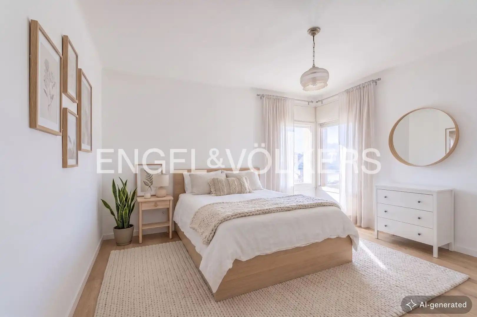 Schlafzimmer von Wohnung zum Verkauf in Barcelona mit Heizung