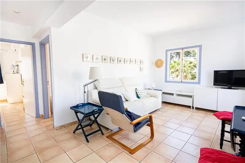 Sala de estar de Apartamento de alquiler en  Palma de Mallorca con Aire acondicionado, Terraza y Amueblado