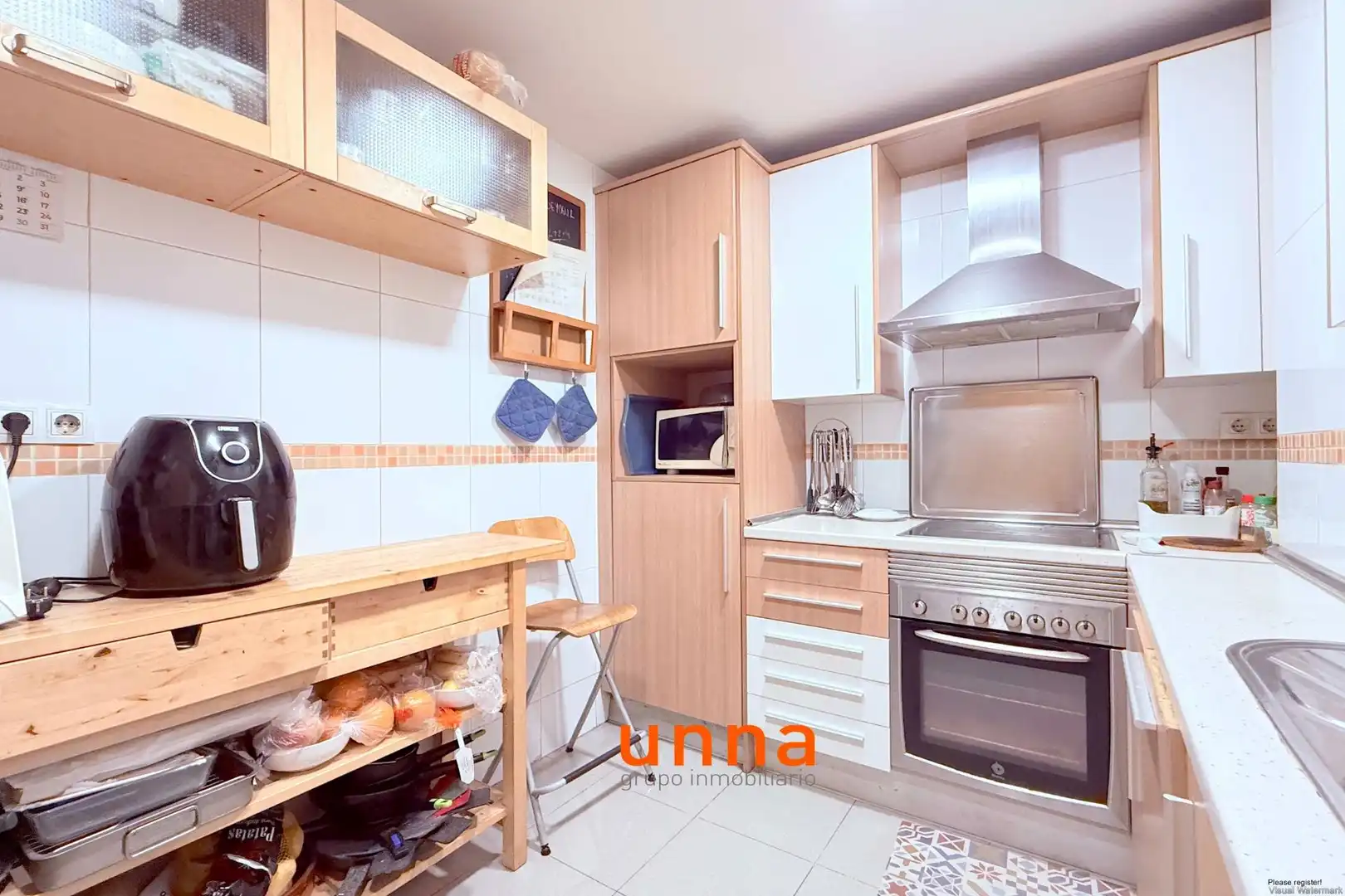 Cocina de Ático en venta en Alcorcón con Aire acondicionado, Calefacción y Parquet