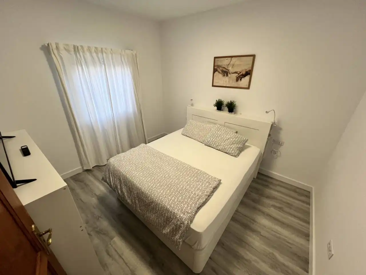 Bedroom of Flat for sale in Arona  with Parquet flooring and Furnished
