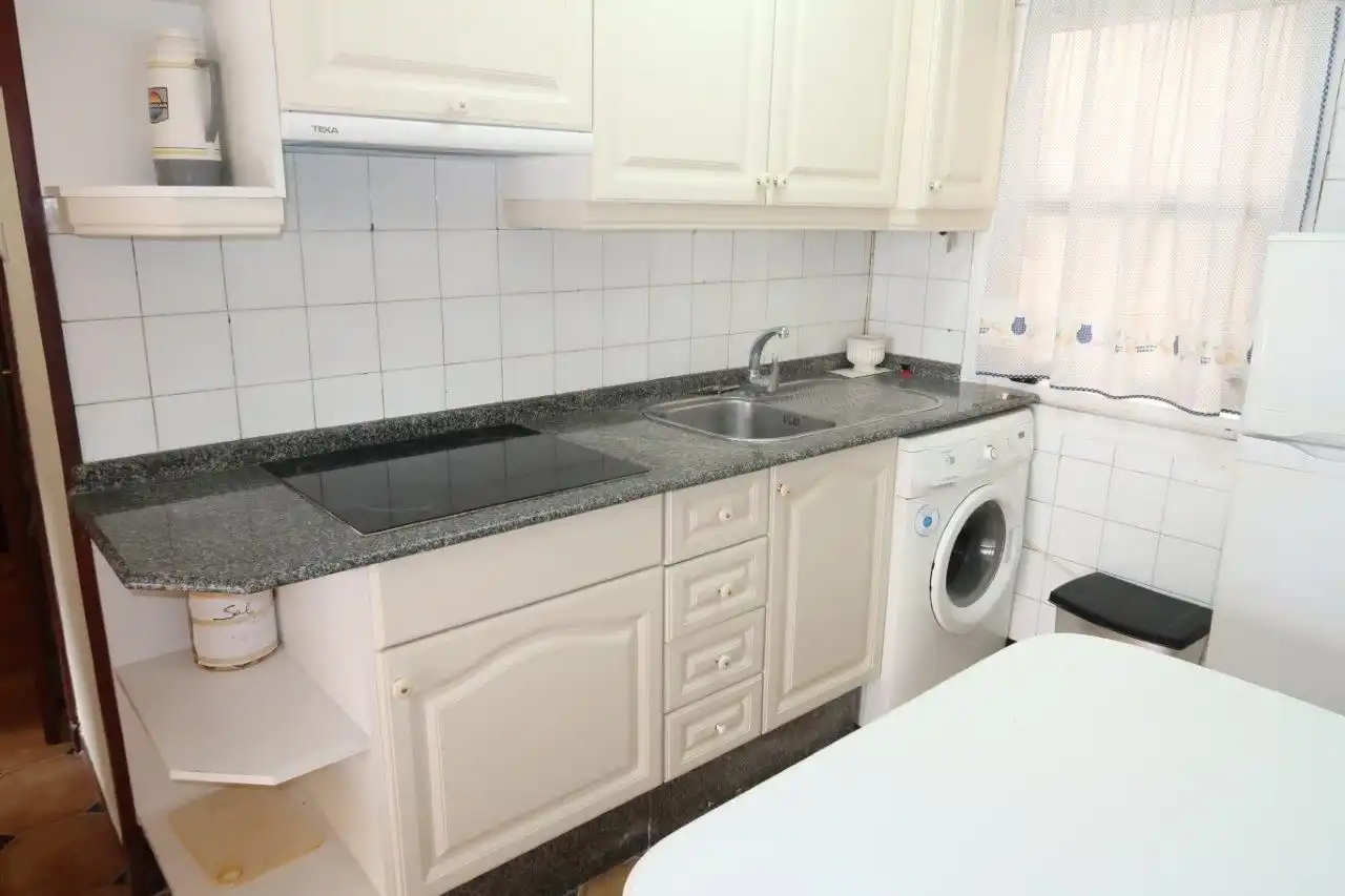 Kitchen of Flat for sale in A Coruña Capital   with Heating and Parquet flooring