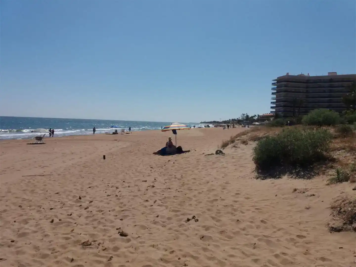 Vista exterior de Apartament de lloguer en Dénia amb Aire condicionat, Jardí privat i Piscina