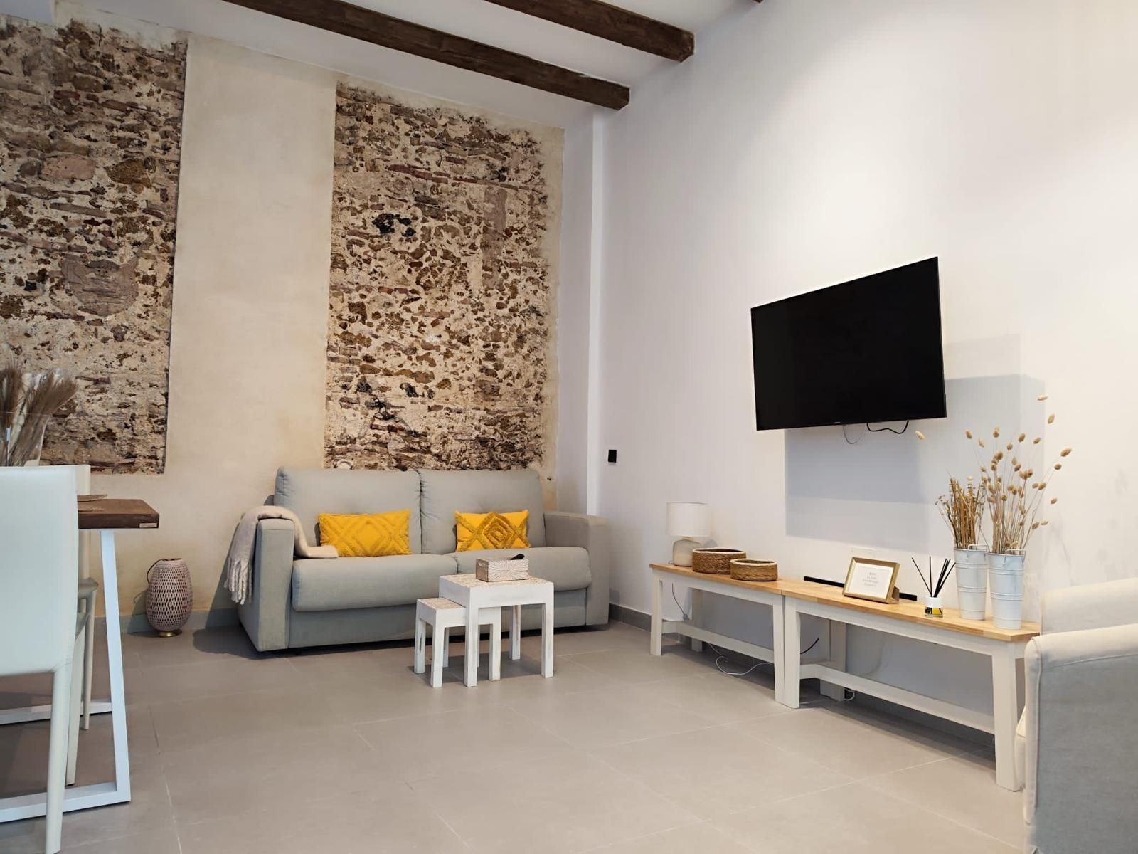 Sala de estar de Piso en venta en  Cádiz Capital con Aire acondicionado y Calefacción