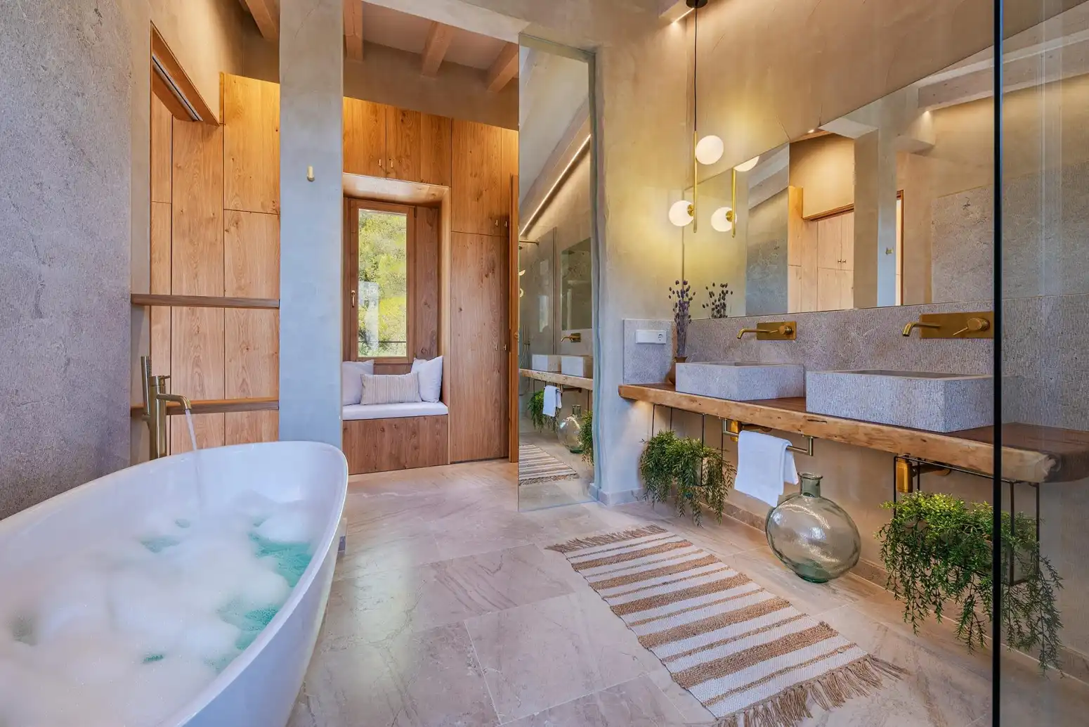 Bathroom of Houses for rent in Pollença  with Air Conditioner, Terrace and Storage room