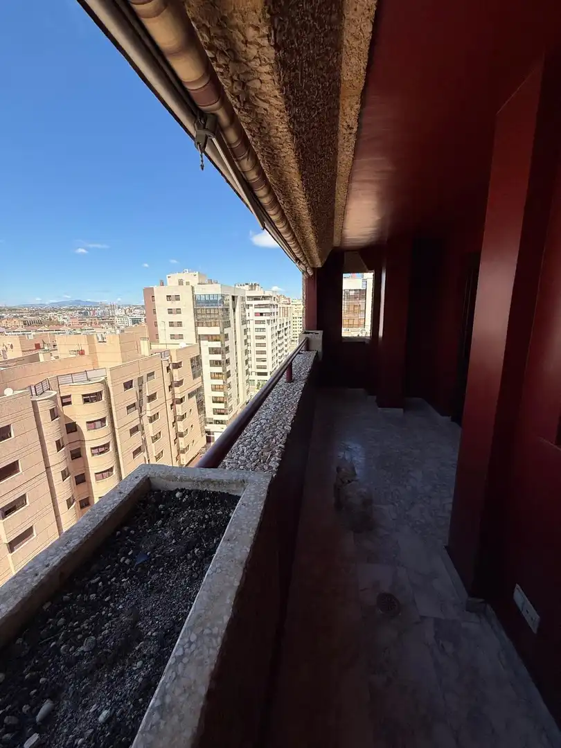 Terraza de Piso de alquiler en Murcia con Aire acondicionado, Calefacción y Jardín privado