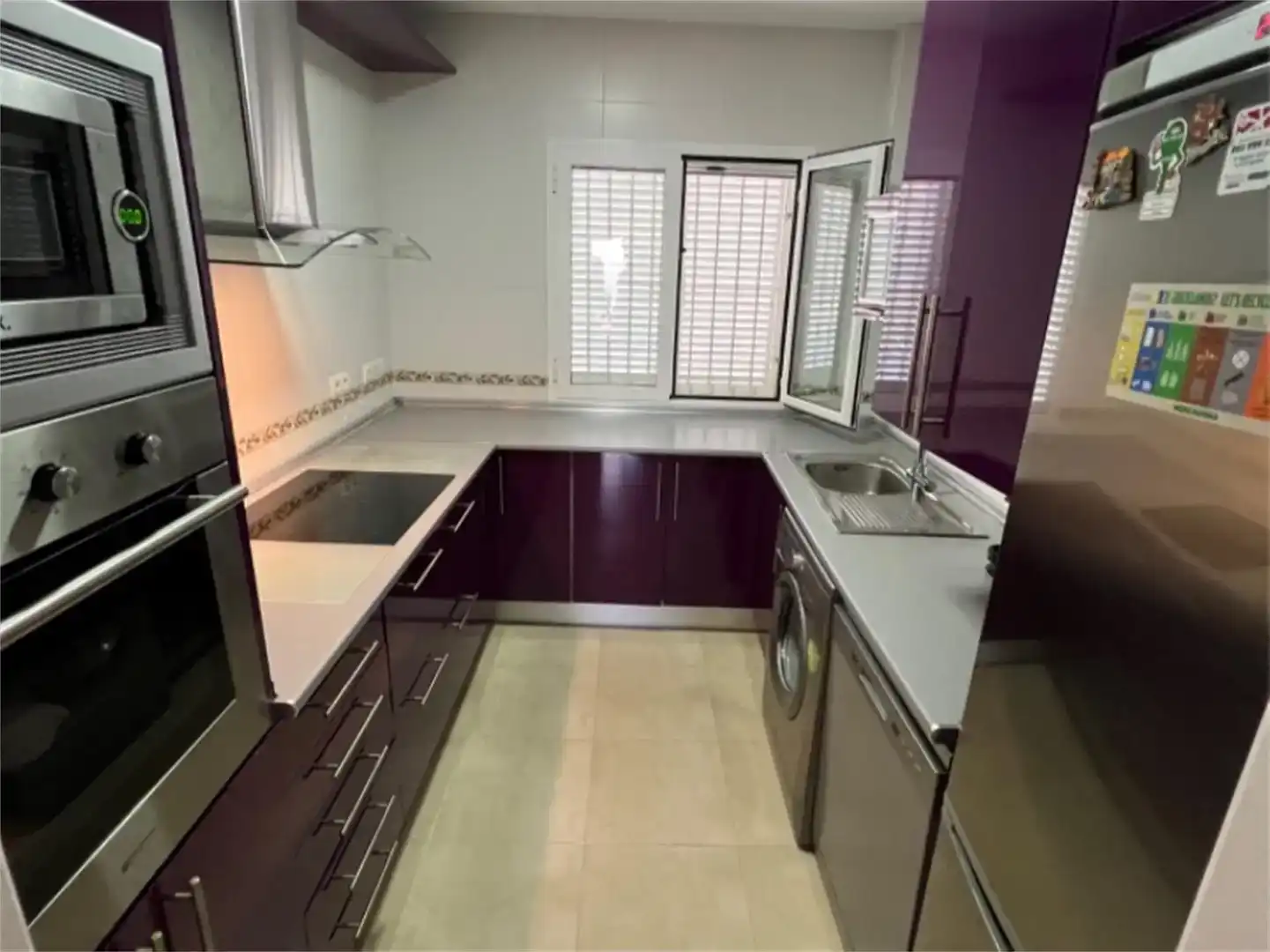 Cocina de Dúplex en venta en Mojácar con Aire acondicionado, Jardín privado y Parquet