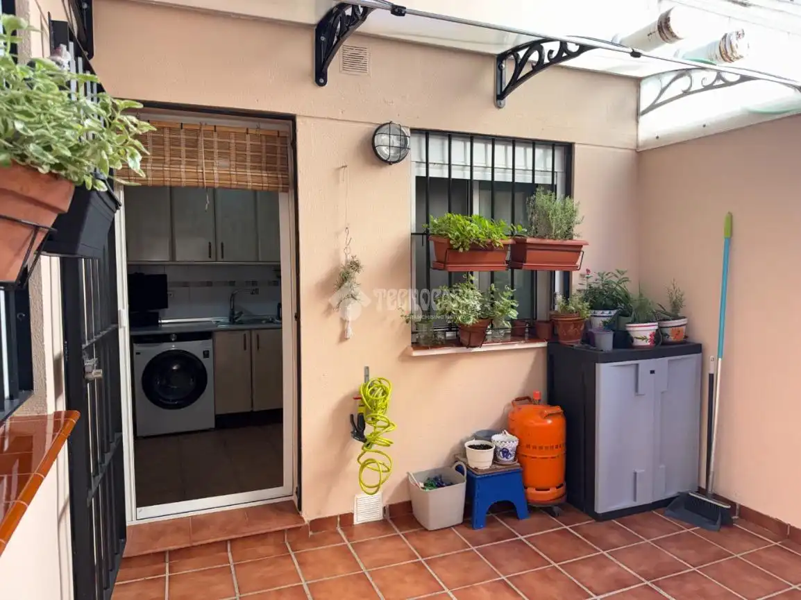 Balcony of Detached homes for sale in La Algaba  with Air Conditioner, Private garden and Terrace