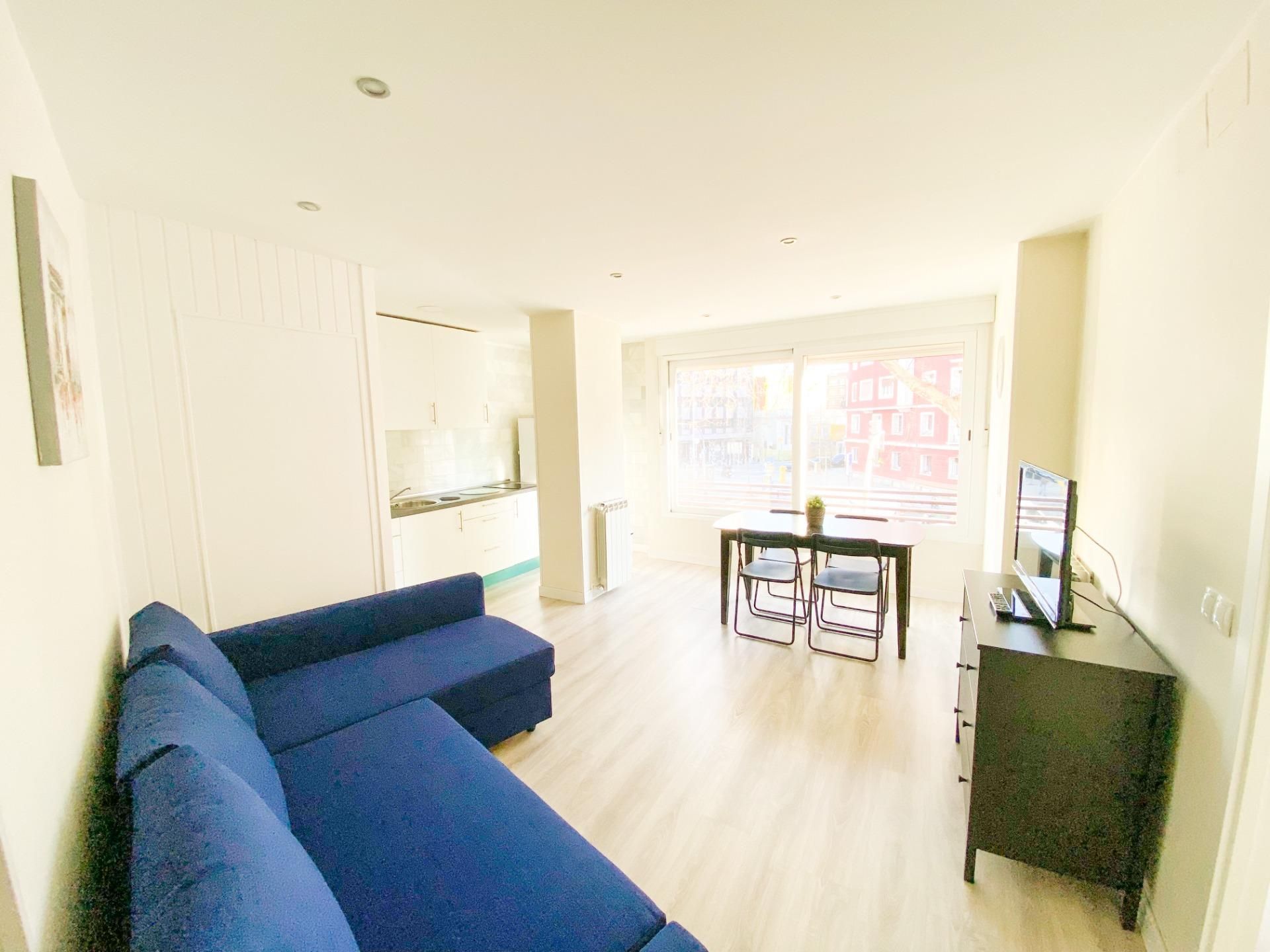 Living room of Apartment for rent in  Madrid Capital  with Furnished