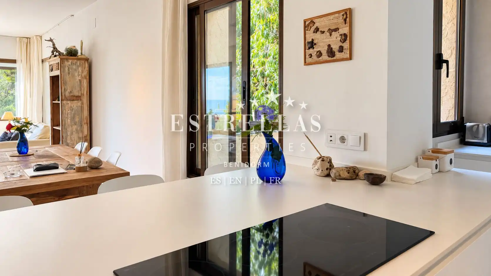 Cocina de Apartamento en venta en Altea con Aire acondicionado, Calefacción y Jardín privado