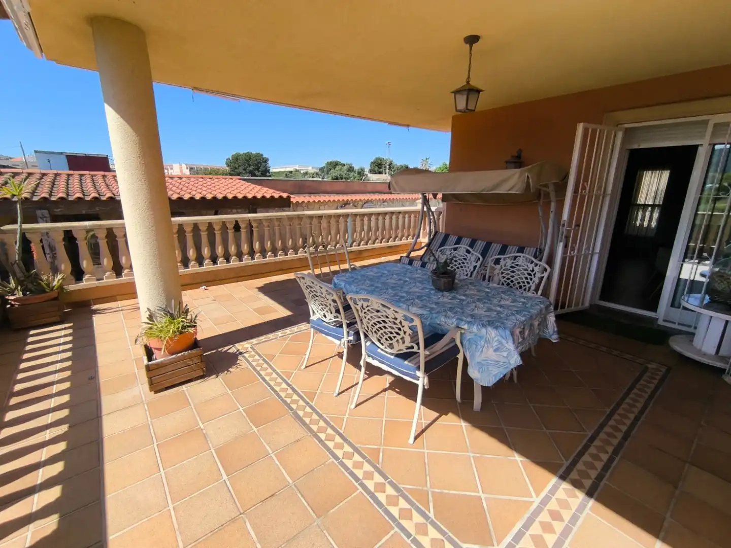 Terrassa de Casa o xalet en venda en La Unión amb Aire condicionat, Calefacció i Jardí privat