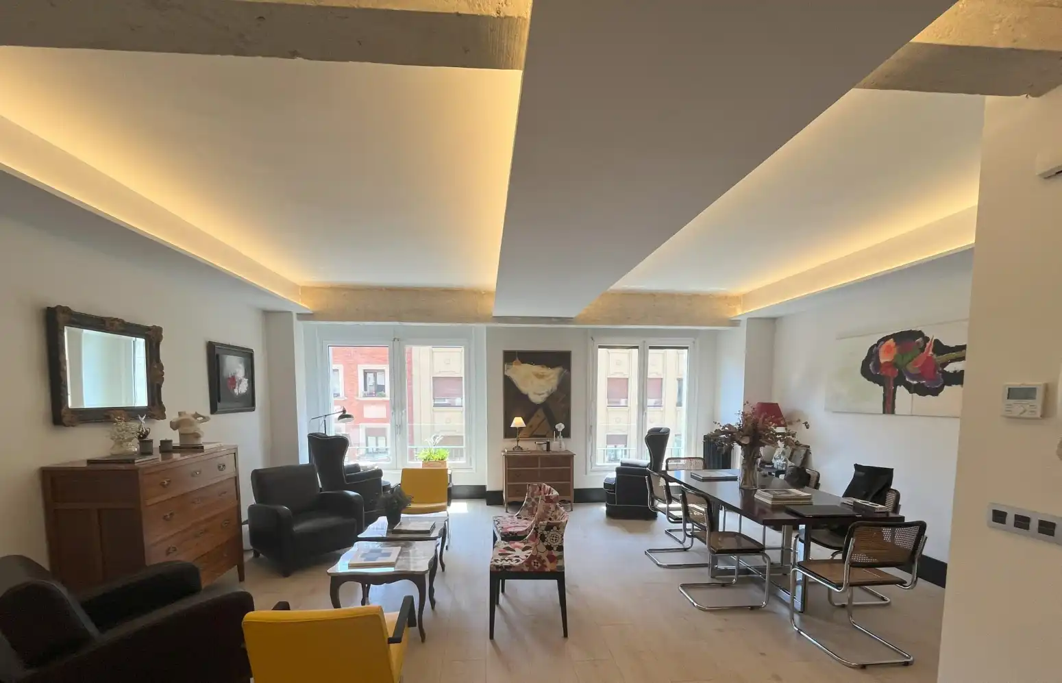 Sala de estar de Piso en venta en  Pamplona / Iruña con Aire acondicionado, Calefacción y Jardín privado