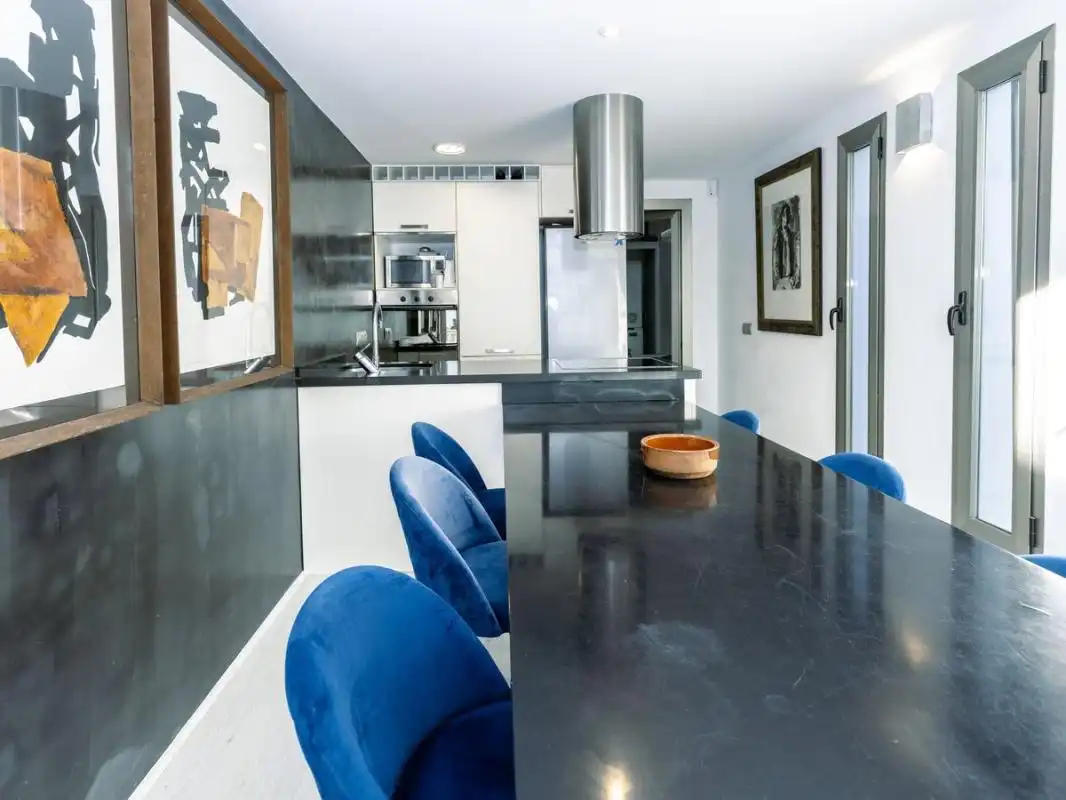 Cocina de Casa adosada en venta en Sant Josep de sa Talaia con Aire acondicionado, Calefacción y Piscina