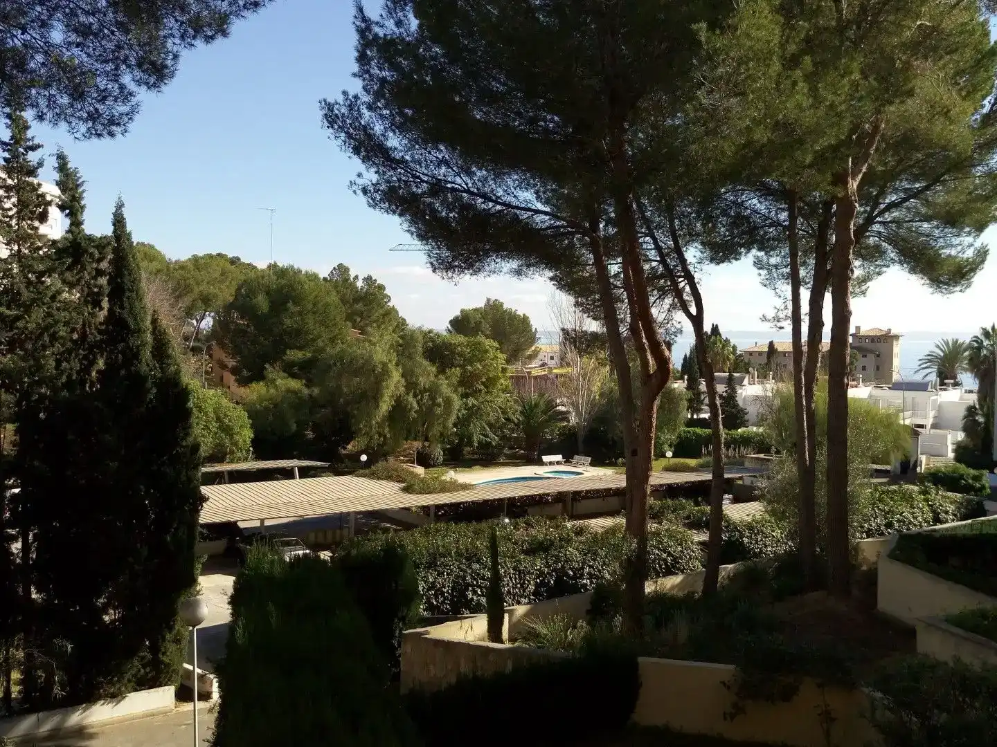 Jardín de Piso de alquiler en Calvià con Aire acondicionado, Trastero y Piscina