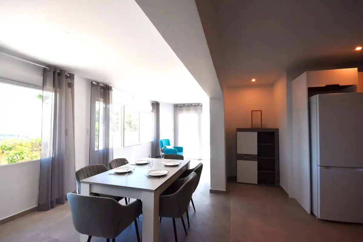 Comedor de Casa o chalet en venta en Calpe / Calp con Aire acondicionado, Jardín privado y Terraza