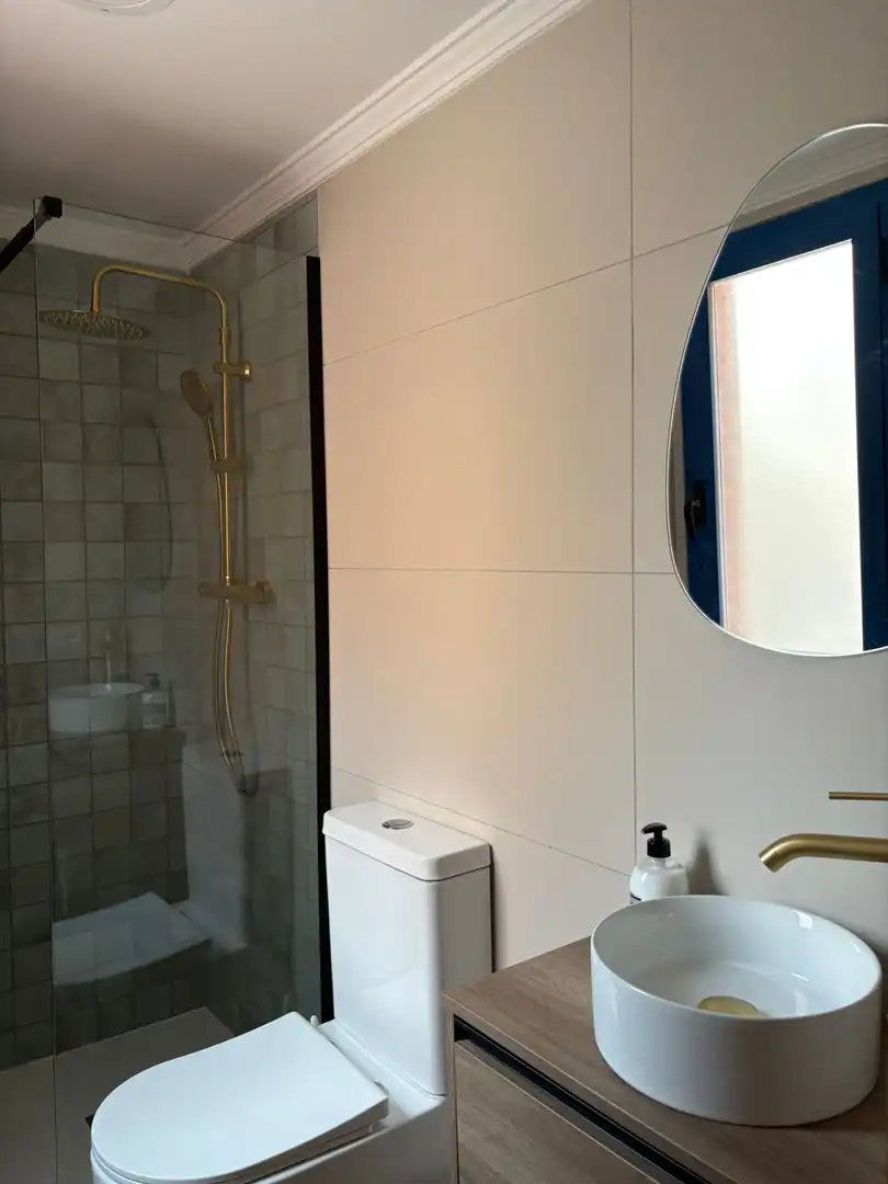 Baño de Apartamento en venta en Calpe / Calp con Aire acondicionado, Terraza y Piscina