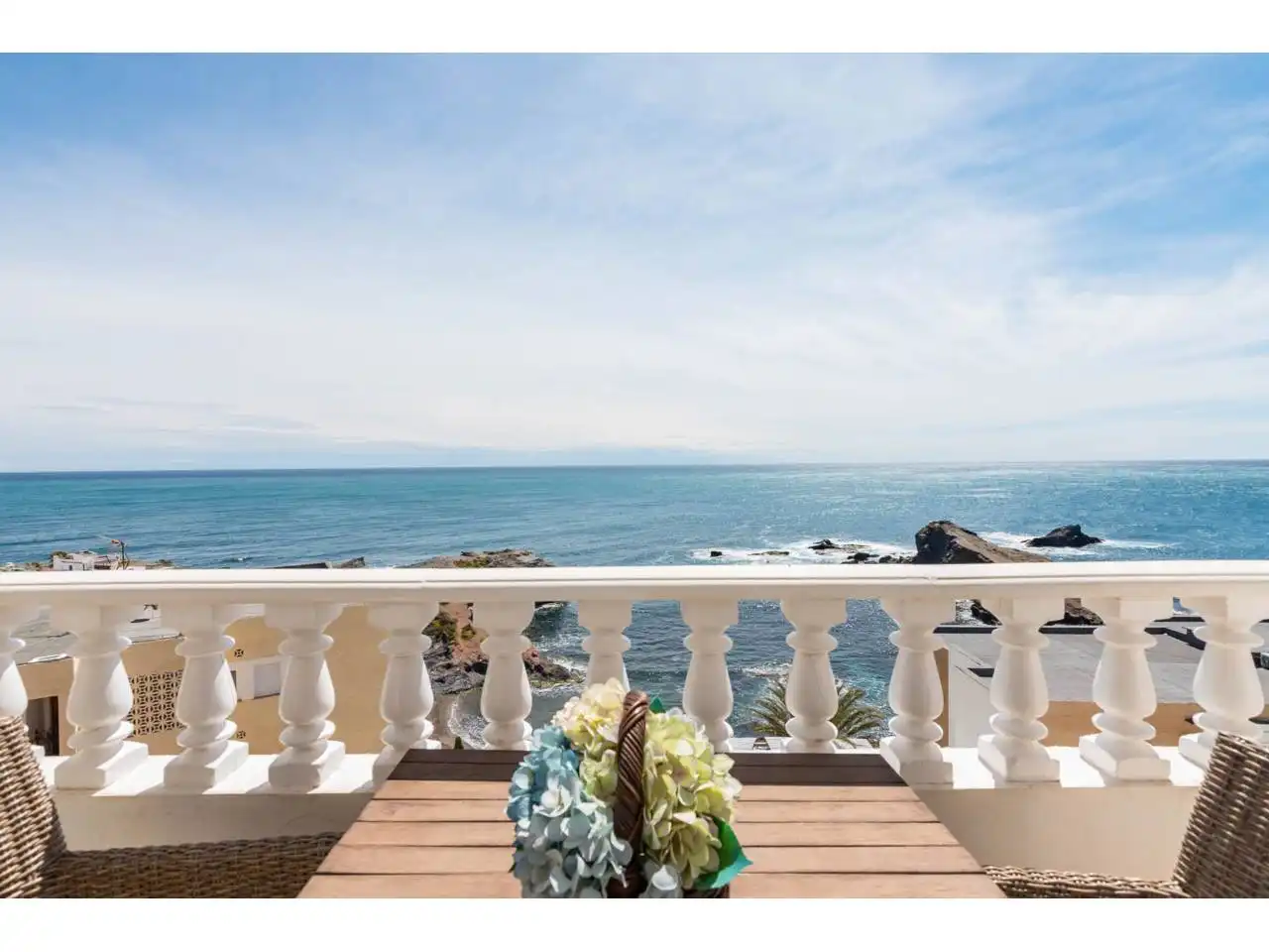 Balcony of Flat for sale in Cartagena  with Air Conditioner, Terrace and Storage room