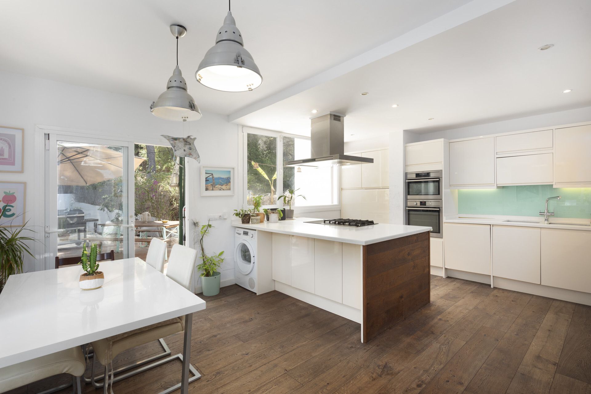 Kitchen of Single-family semi-detached for sale in  Palma de Mallorca  with Air Conditioner, Private garden and Terrace