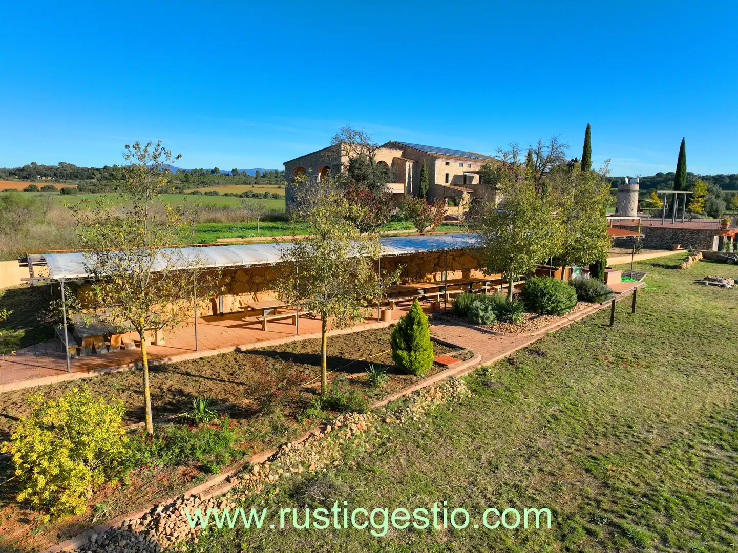 Terrace of Country homes for sale in Terrades  with Air Conditioner, Heating and Private garden