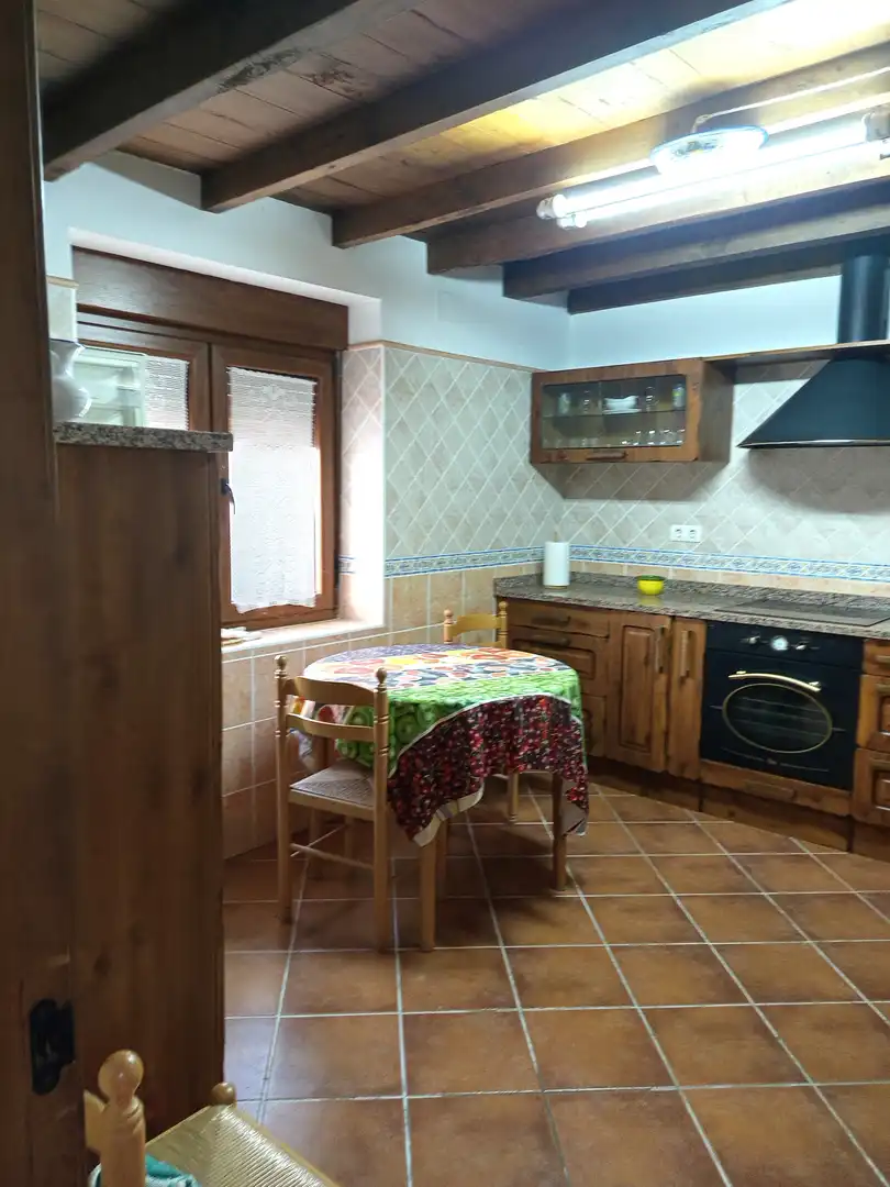 Cuina de Casa o xalet en venda en Dehesa de Romanos  amb Calefacció, Parquet i Traster