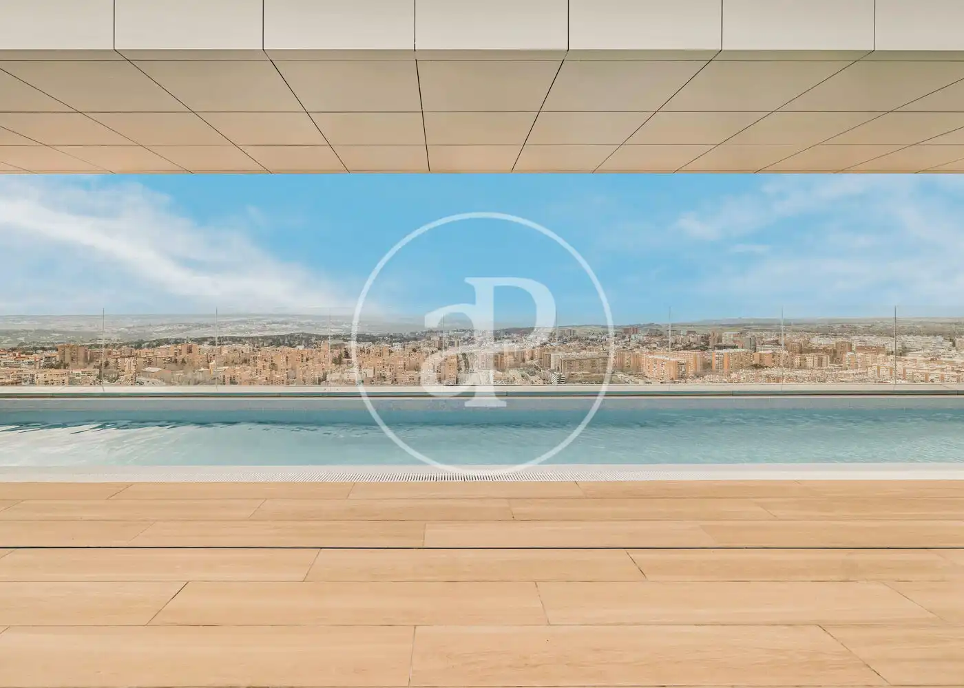 Swimming pool of Flat for rent in Madrid  with Air Conditioner, Heating and Furnished