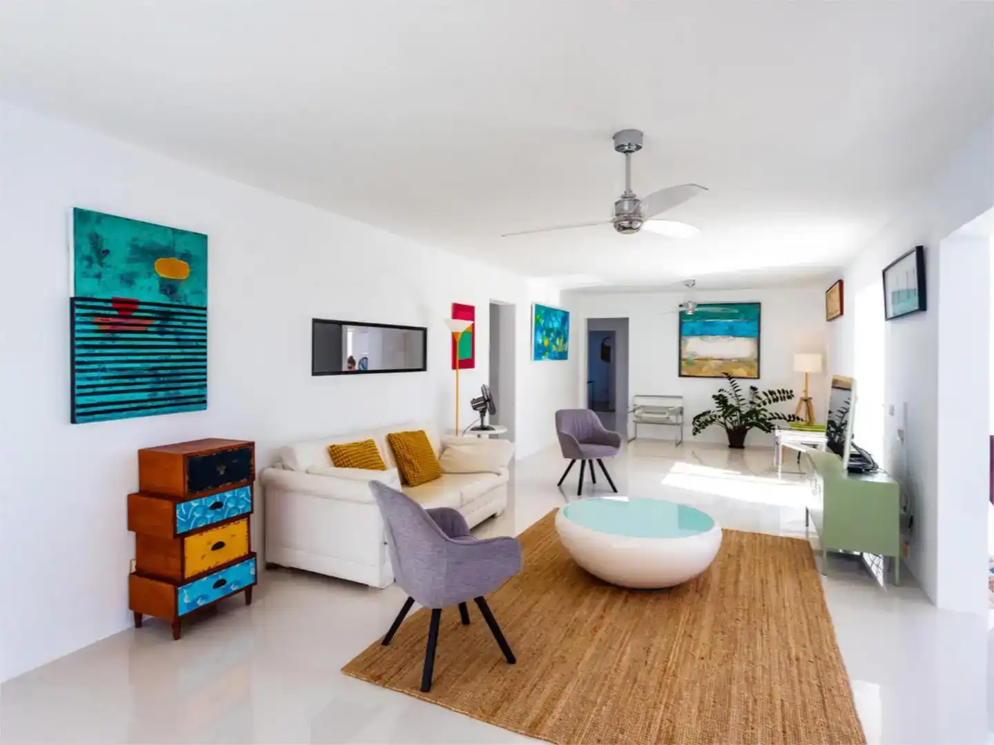 Sala de estar de Casa o chalet en venta en Teguise con Jardín privado y Piscina