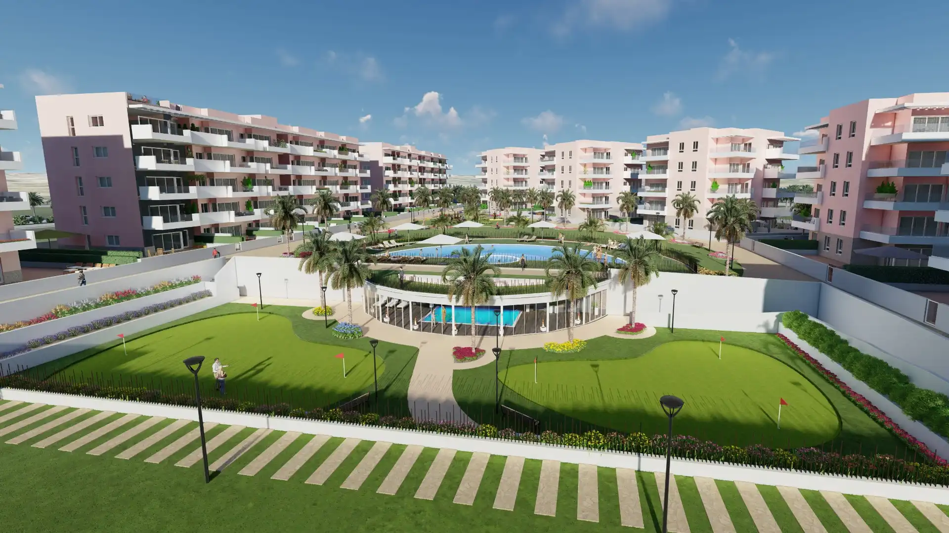Vista exterior de Piso en venta en Guardamar del Segura con Aire acondicionado, Terraza y Piscina