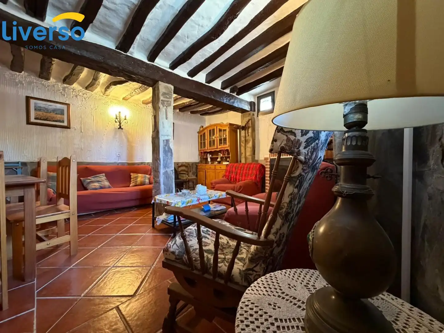 Living room of Houses for sale in Briviesca  with Heating, Storage room and Furnished