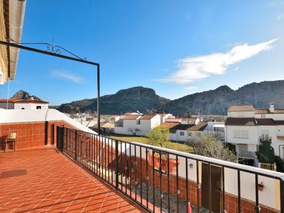 Exterior view of House or chalet for sale in Montejaque  with Terrace, Storage room and Furnished