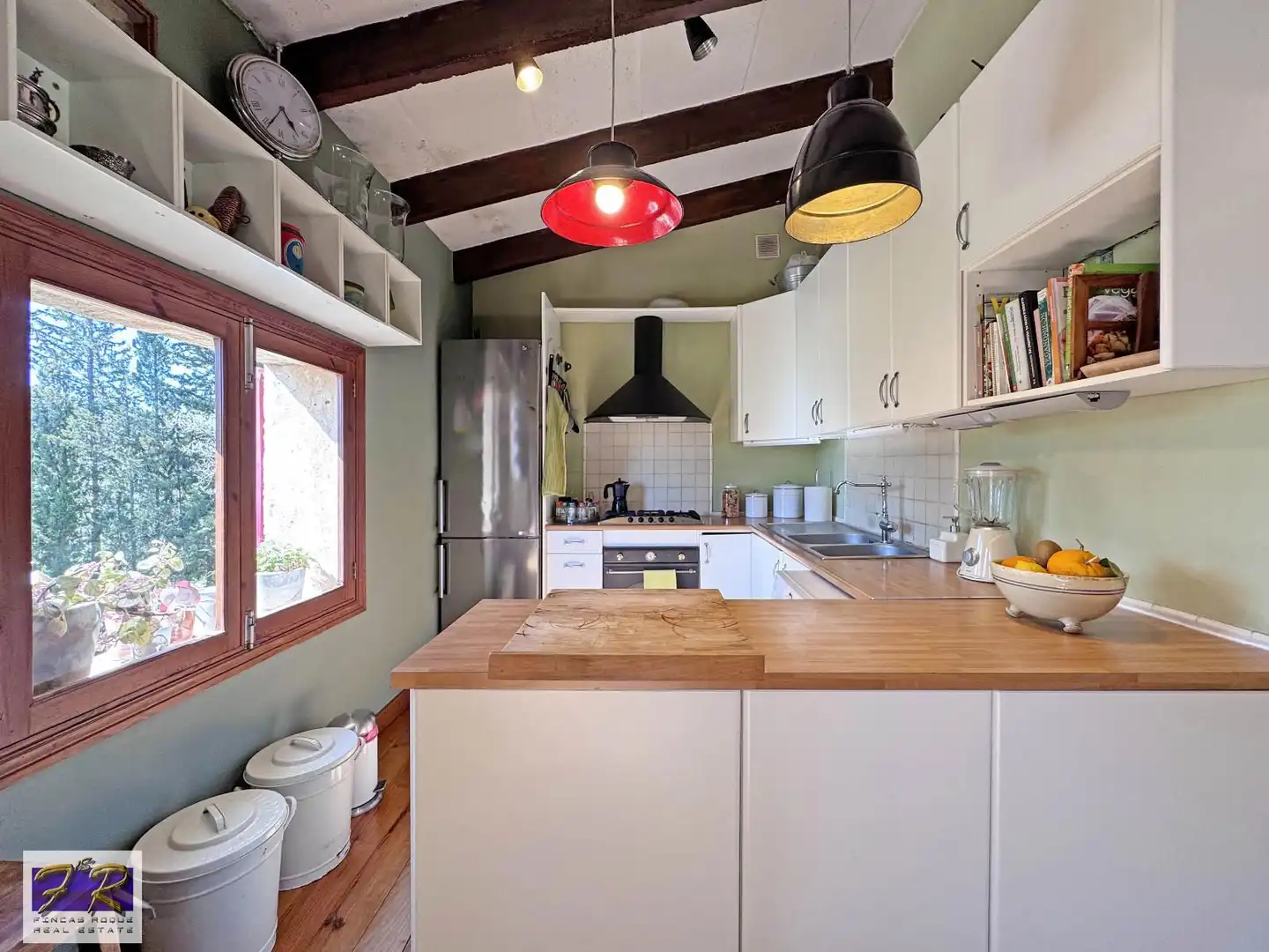 Cocina de Finca rústica en venta en Búger con Aire acondicionado, Terraza y Trastero