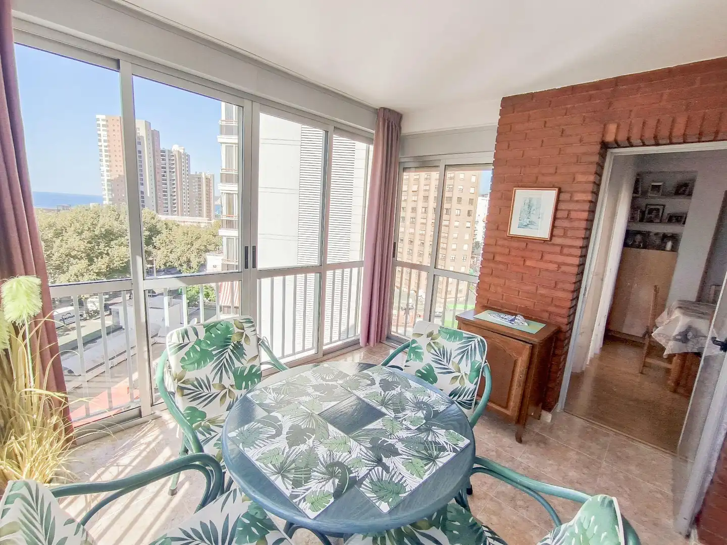 Terrasse von Wohnung zum Verkauf in Benidorm mit Klimaanlage, Parkett und Terrasse