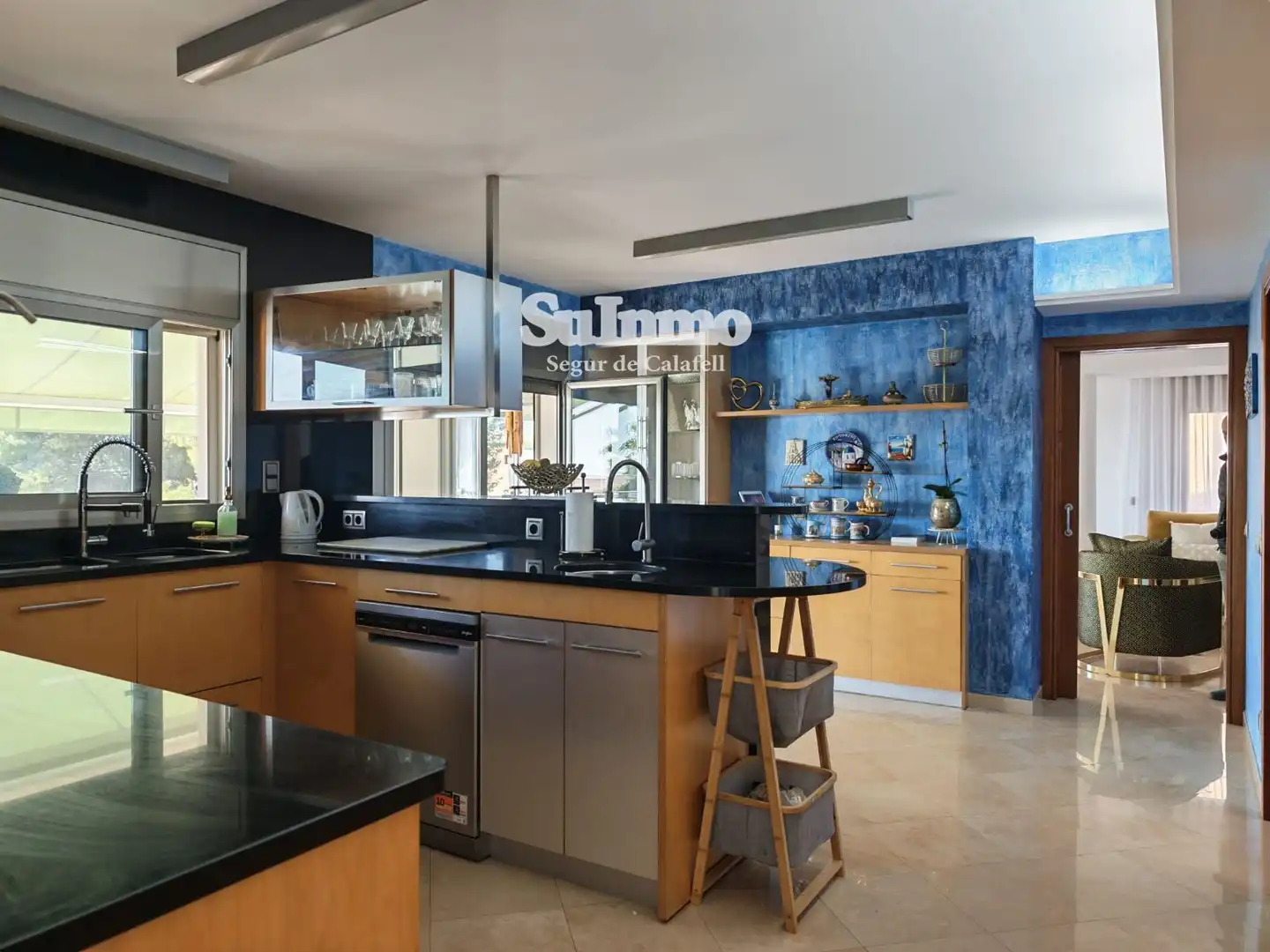 Cocina de Casa o chalet en venta en Calafell con Aire acondicionado, Calefacción y Jardín privado