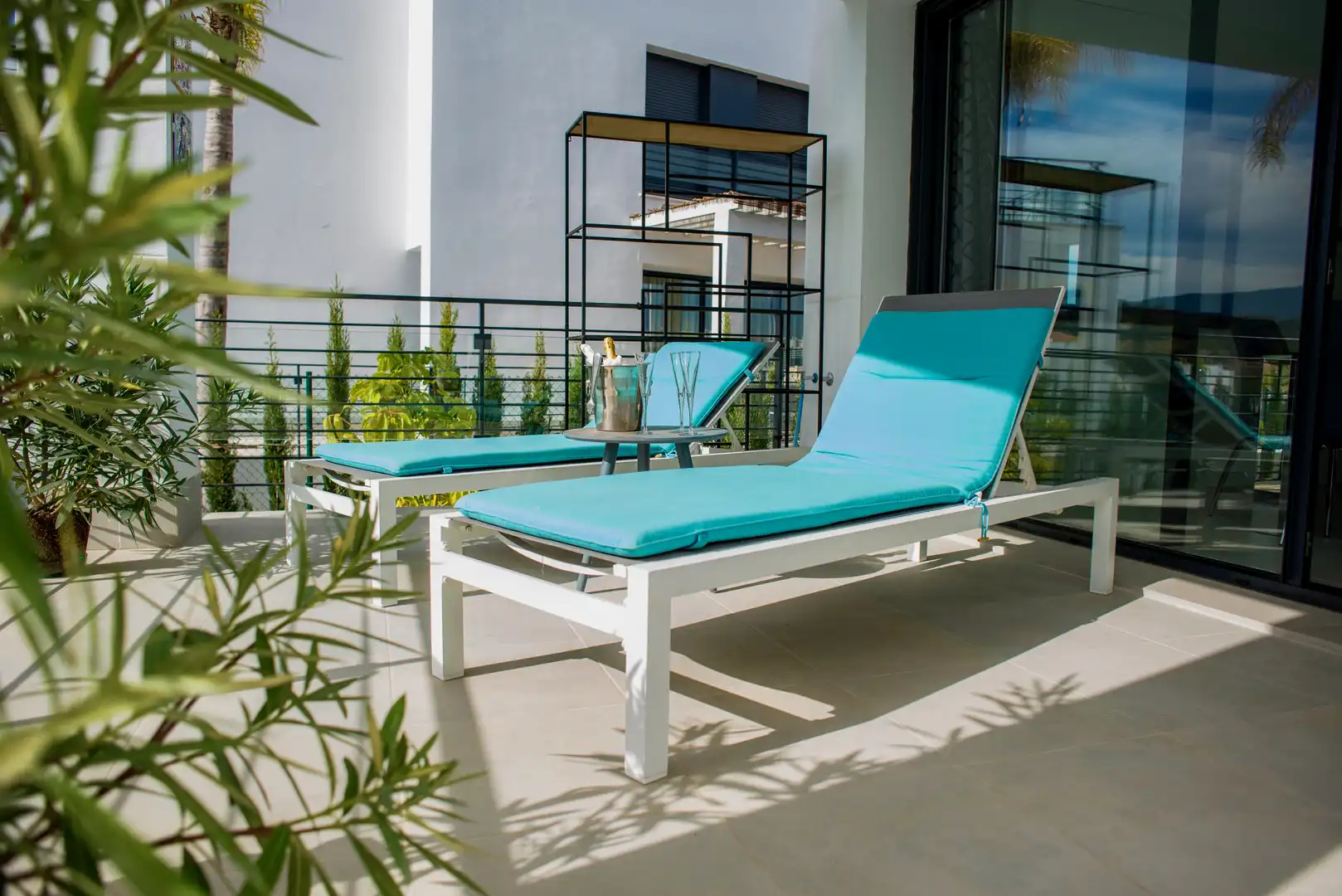 Terrace of Houses for rent in Estepona  with Air Conditioner, Private garden and Swimming Pool