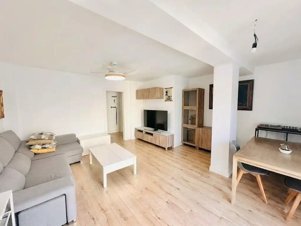 Sala de estar de Piso en venta en Málaga con Aire acondicionado, Jardín privado y Parquet