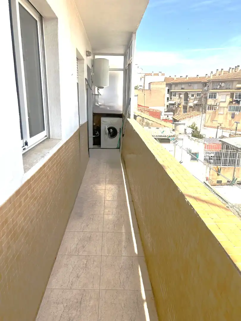 Terraza de Piso de alquiler en Murcia con Amueblado, Horno y Lavadora