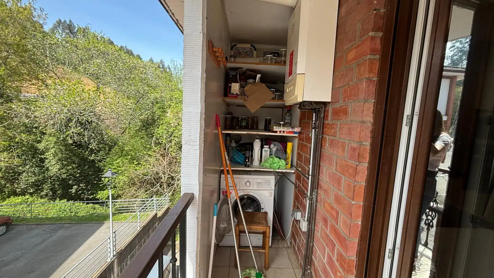 Terrasse von Wohnung zum Verkauf in Rasines mit Heizung, Möbliert und Ofen