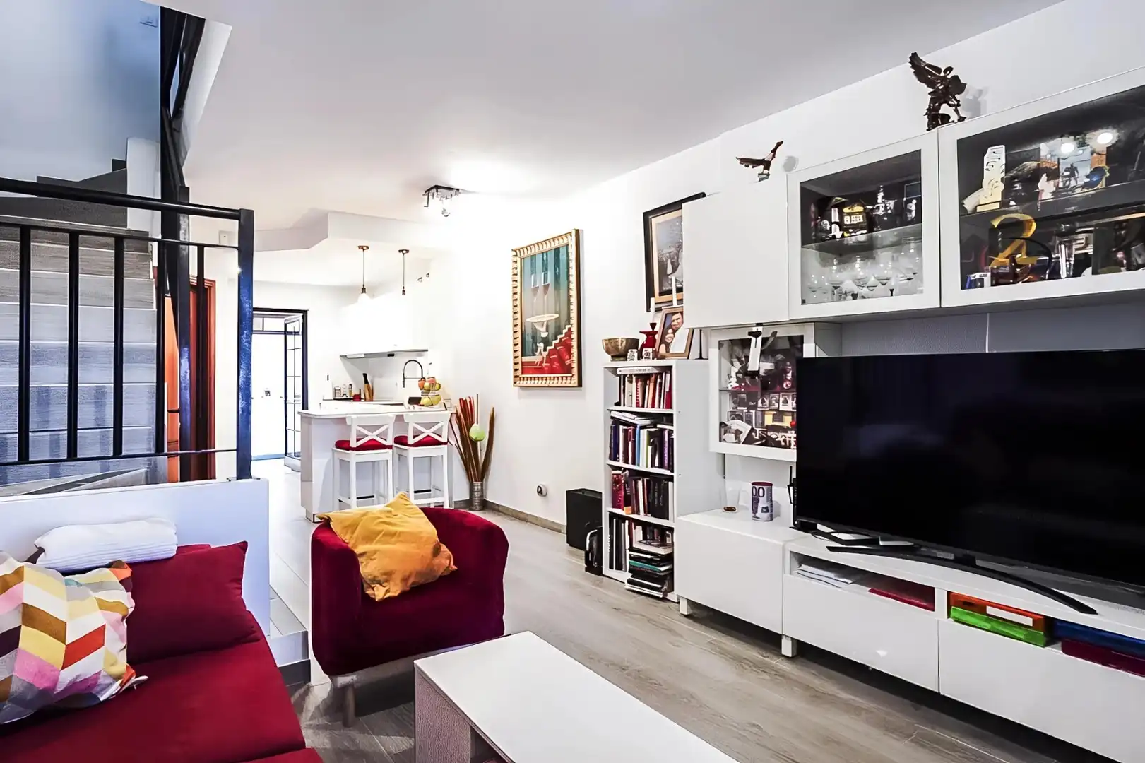 Sala de estar de Casa adosada en venta en El Rosario con Aire acondicionado, Jardín privado y Terraza