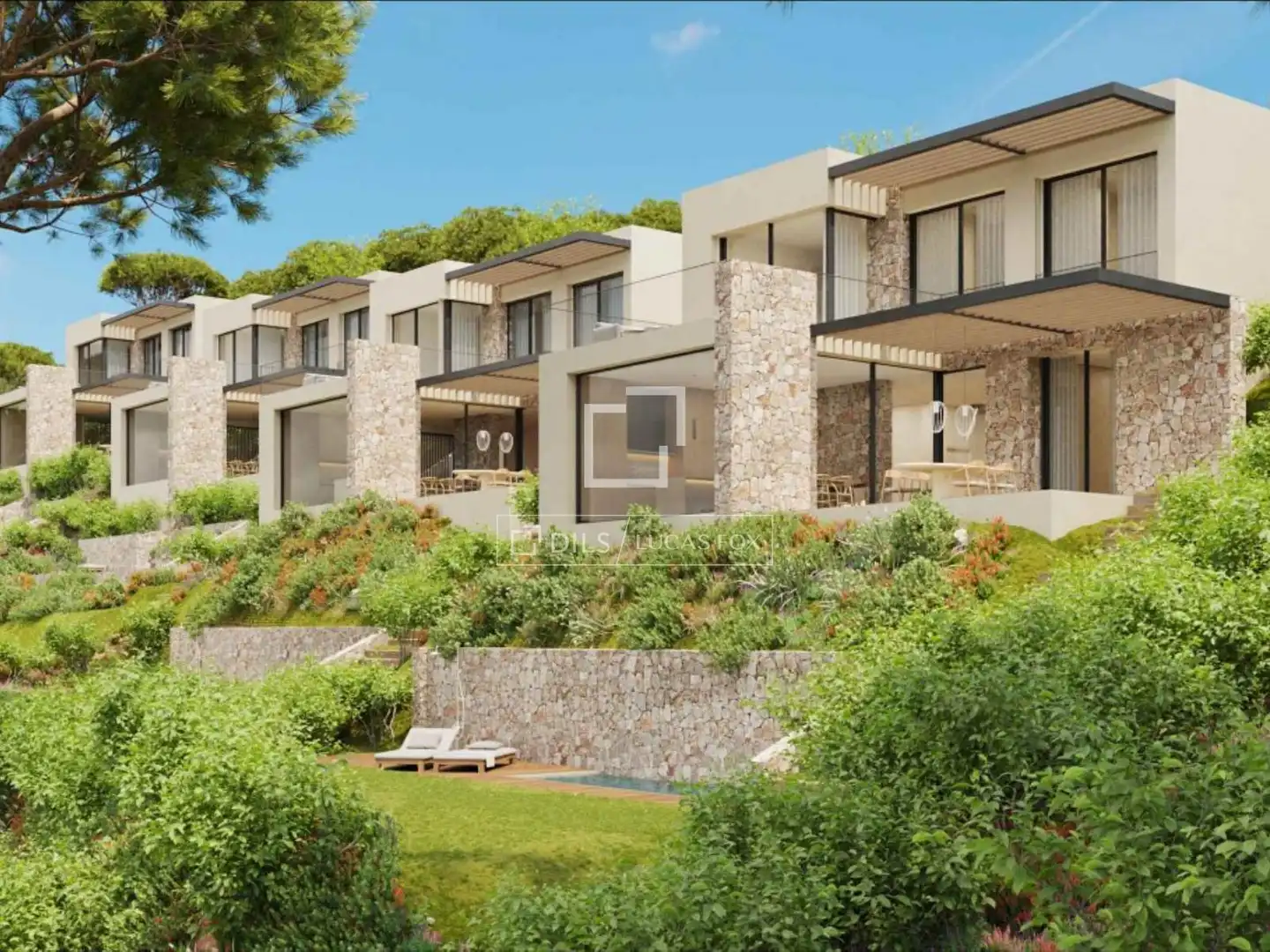 Exterior view of Houses for sale in Begur  with Air Conditioner, Heating and Terrace