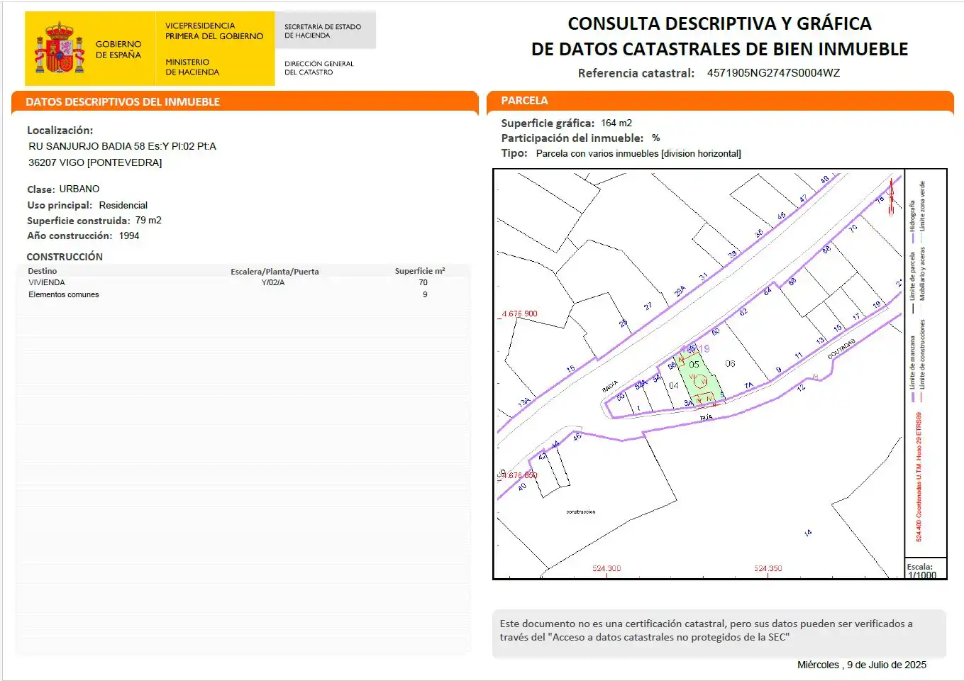 Piso con ascensor en venta en Rúa de Sanjurjo Badía, imagen 21