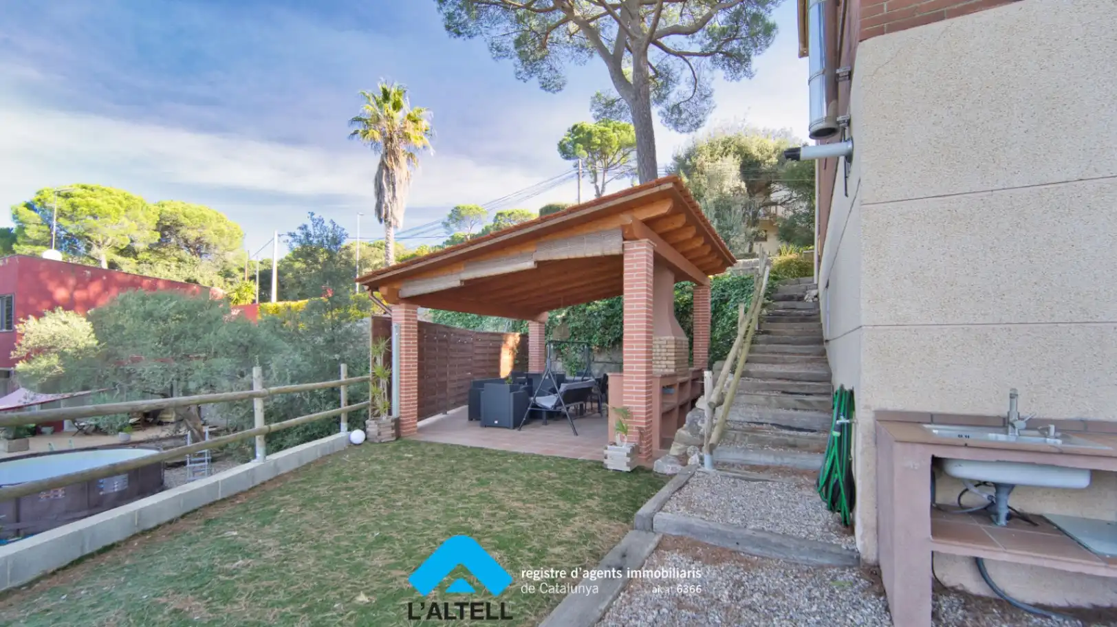 Garden of Houses for sale in L'Ametlla del Vallès  with Heating, Terrace and Storage room